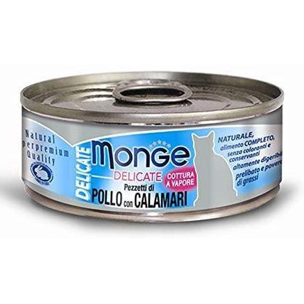 Monge Natural Pollo con Calamari 80gr Monge Natural Pollo con Calamari 80gr